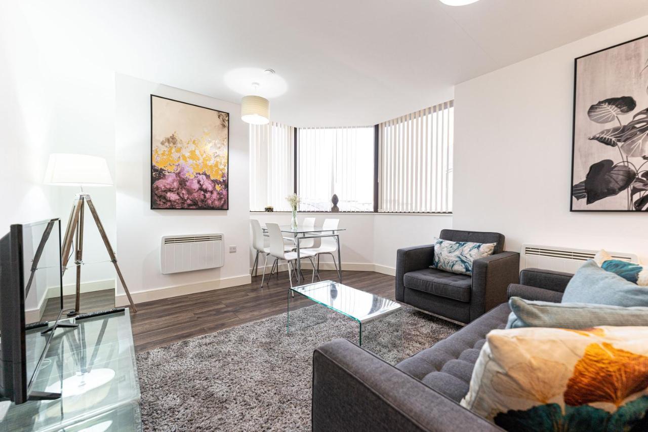 Seven Living Broadway Residences - Birmingham City Centre, Broad Street - Free Parking Eksteriør billede